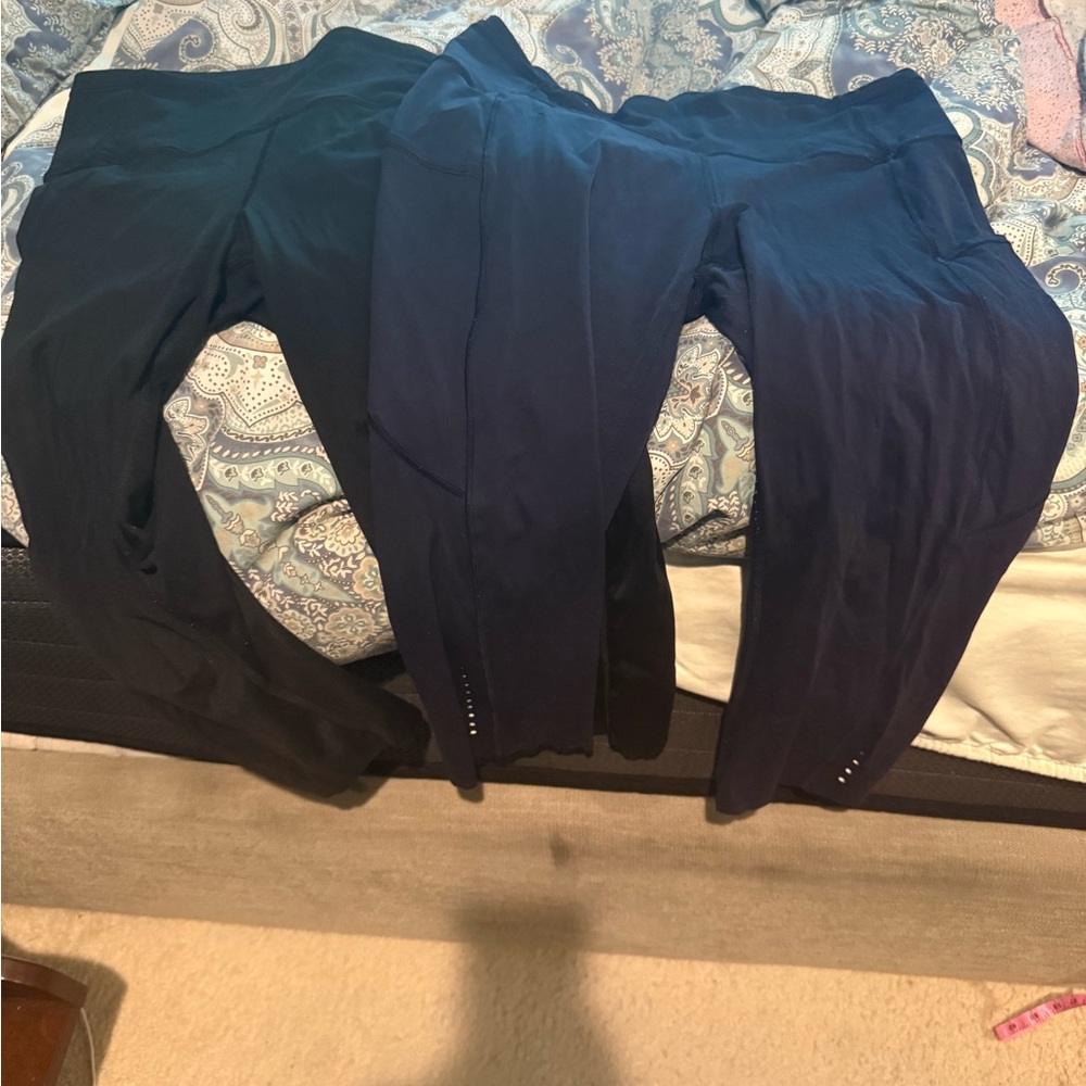 Black and Navy Leggings